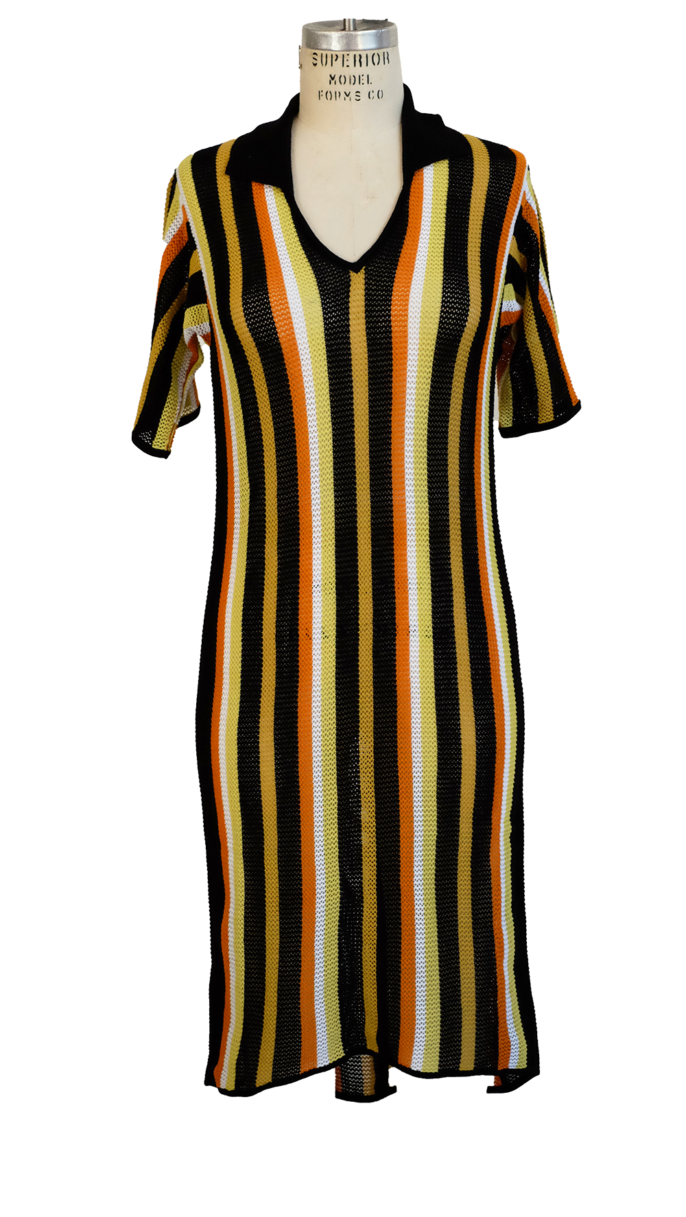 Lucia Dress in Puebla Stripe- Size Small SAMPLE