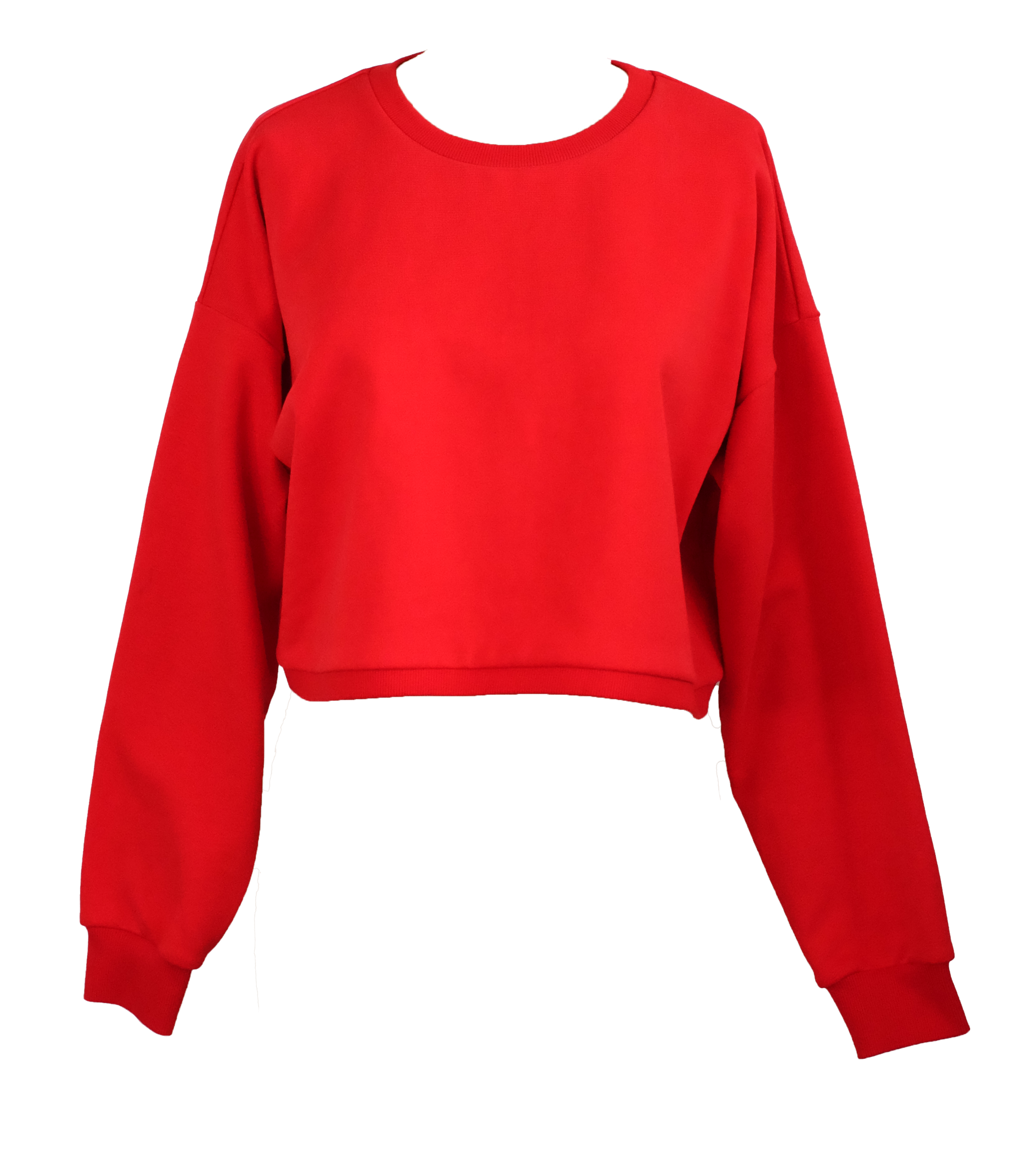 Santi Sweater in Crimson French Terry- Size Small SAMPLE