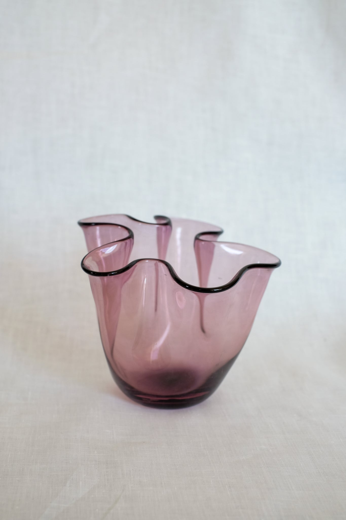 Wavy Glass Vase